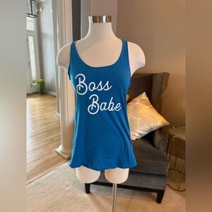 Chillionarie Boss Babe Tank (Small) NWT
